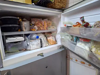 Used fridge Freezer - Top Freezer Compartment (working) all in good working condition