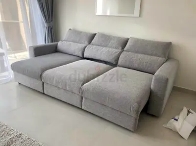 Ikea Eskelstuna L shape sofa bed Gray