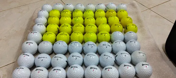 Normal TaylorMade distance+ golf balls available good condition like new.