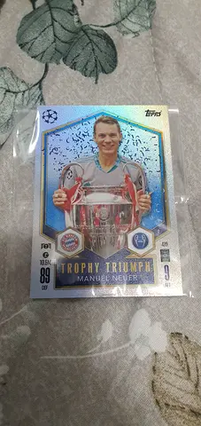 Topps UEFA Champions League Trading Card - Manuel Neuer Trophy Triumph