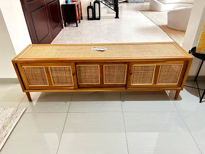 Rattan Tv Console