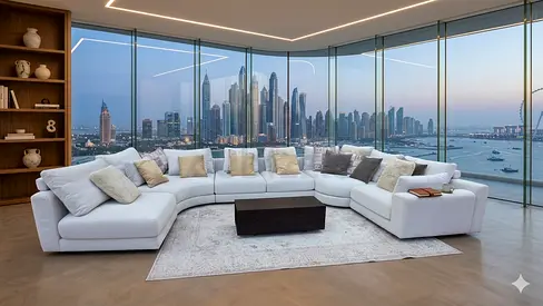 Chattles and more premium quality U shape sofa