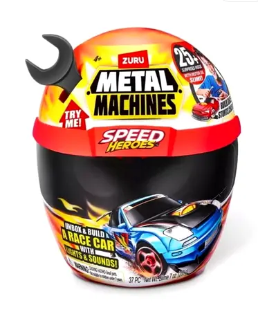 Zuru Metal Machines Speed Heroes - Buildable Race Car Toy (New)