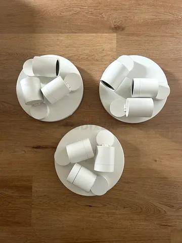3 x IKEA Nymane ceiling lights + LED included