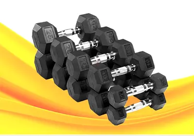HEX DUMBBELLS-@