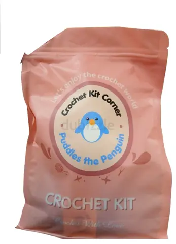 Handmade Crochet Blue Penguin Amigurumi Soft Toy