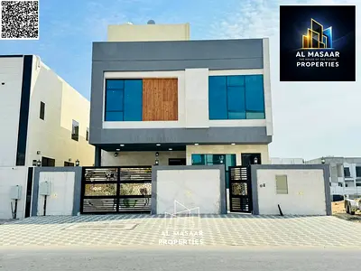 Villa for sale in a location near the mosque, including air conditioning, electricity, water, and registration fees - very spacious interior layouts
