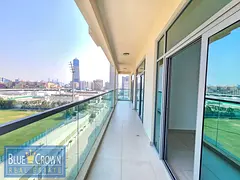 Stylish 2BR Huge hall with Terrace balcony open view prime location oud metha