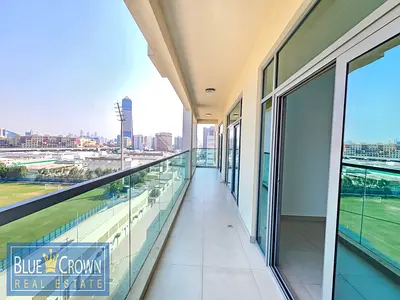 Stylish 2BR Huge hall with Terrace balcony open view prime location oud metha