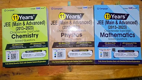 Cengage 11 Years JEE Mains  Advanced PYQ – Physics, Chemistry, Maths | Unused