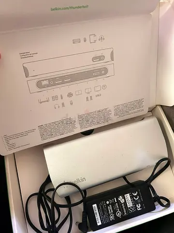 Belkin Thunderbolt Dock with Power Adapter - Used