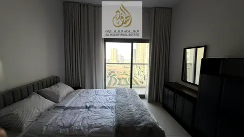 غرفة وصالة مفروشة مع باركن | جيم ومسبح | 12 دفعة | جاردن ريزيدنس عجمان