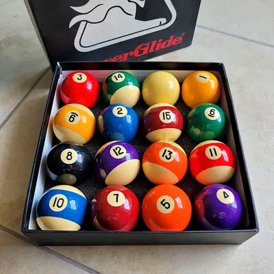 POOL BALL SPOTS  STRIPES 57mm