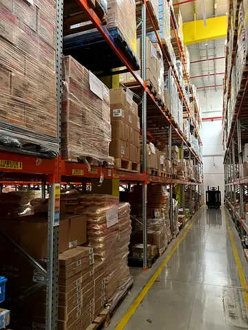 Used Heavy Duty Racks and Shelves with Mezzanine Floor