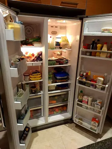 Used Side-by-Side Refrigerator / Freezer - Good Working Condition