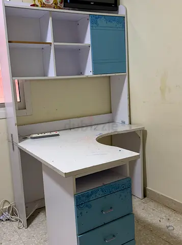 Study Table with built in shelf