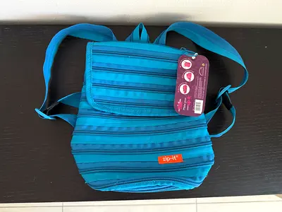 Zip-It Blue Backpack Bag