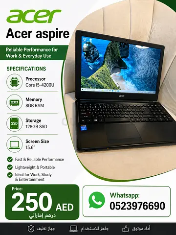 Acer aspire laptop