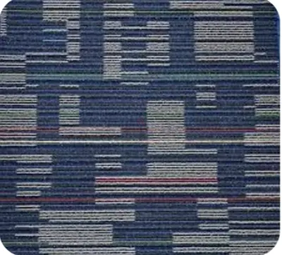 Modern Abstract Blue Patterned Rug - Good Calor Awlabil