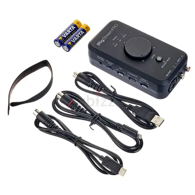 iRig Stream Pro Portable Audio Interface with Cables and Batteries