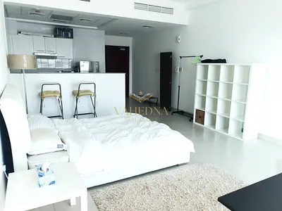 Furnished Studio | Pool View | 4 Cheques | Al Khail Heights