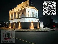 Luxury villa with 5 bedrooms and a roof for sale, including registration fees in Al-Haliu