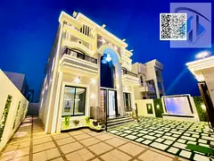Villa for sale in Ajman, central air conditioning, large yard, freehold ownership for all nationalit