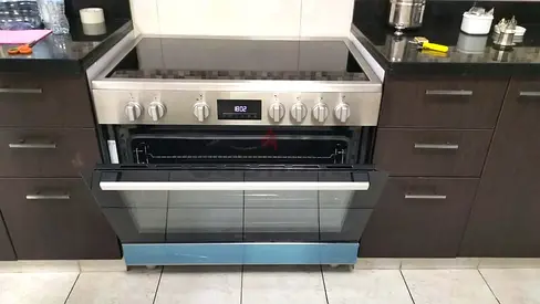 Beko latest model electric ceramic 5 hobs stove oven fan cooking range 90x60 by exraq