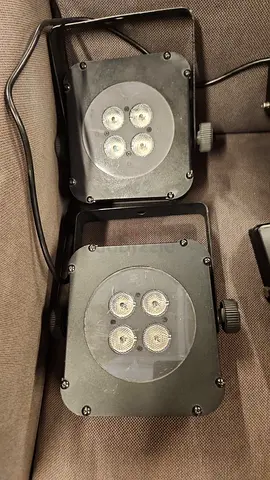 Pair of Compact LED Par Stage Lights (2 units)
