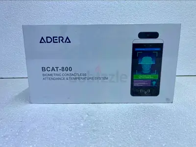 Adera BCAT-800 Biometric Contactless Attendance  Temperature System - New/Unused. AED 1,900 Only.