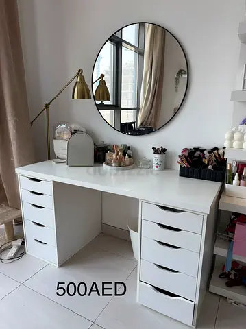 IKEA lagkapten vanity/desk — Good Condition, 500 AED