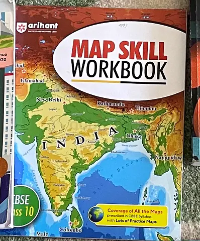 MAP SKILL WORKBOOK CBSE Grade 10 Social Science