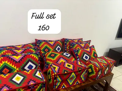 Colorful Geometric Floor Seating Set - Full Sets