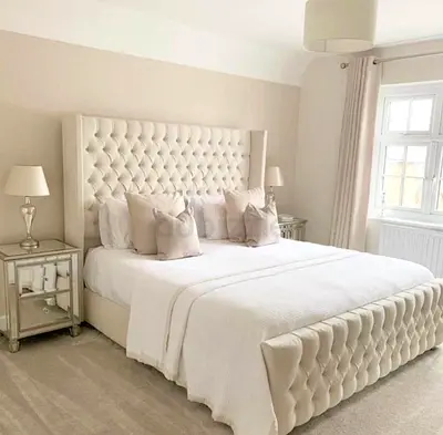 New King Size Customise Tufted Bed with Footboard - Cash on Delivery
