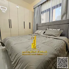 The most beautiful two-bedroom apartment (first tenant) fully furnished for monthly rent in Ajman -