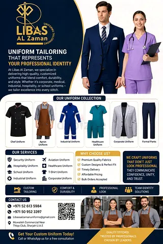 Customized uniforms and blazer suits formal wear