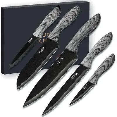 5pcs kitchen knife set by Euna with gift box