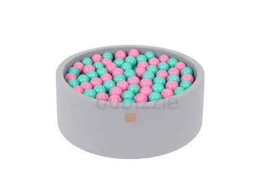 Round Foam Ball Pit with Pastel Premium Dry Pool