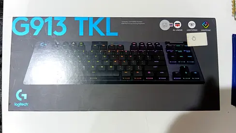 Logitech G913 TKL Mechanical RGB Wireless Gaming Keyboard - Slim TKL
