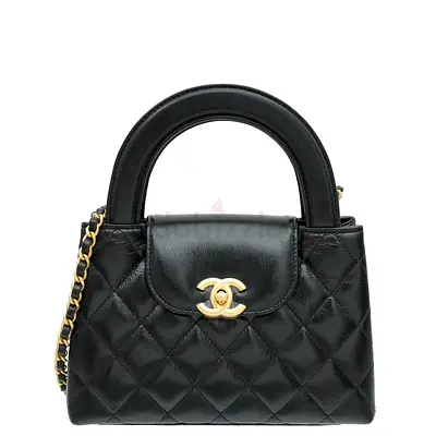 Authentic Chanel Black Mini Kelly Bag