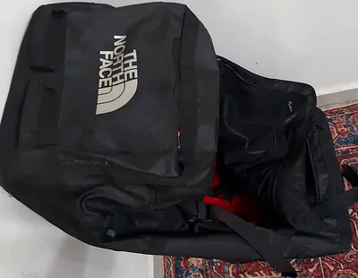 Original Northface xl travel duffel wheels bag