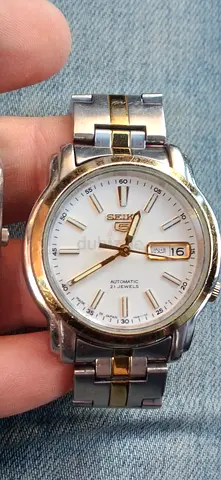 Mens Two-Tone Automatic Wristwatch with Day-Date