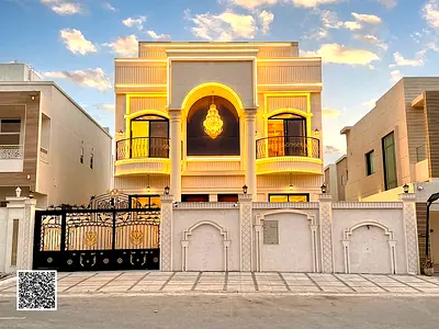 فيلا ( تصميم كلاسيك ) للبيع بعجمان| منطقة الياسمين| 6 غرف ومجلس و3 صاله ورووف| تملك حر لجميع الجنسيات| السعر شامل رسوم الماء والكهرباء وقابل للتفاوض.