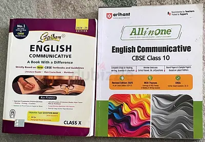 CBSE Grade 10 English communicative All in one and Golden guide books