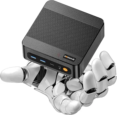 BOSGAME P6 Gaming-Mini PC, Ryzen 9 6900HX (Up to 4.9GHz), Radeon 680M GPU, 32GB RAM 1TB PCIe SSD