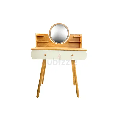 Wooden dressing table with LED light