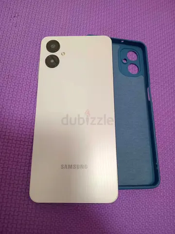 Samsung Galaxy A06 5G (white) with protective case - good condition