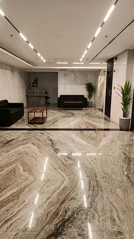 Studio for rent in Muwaileh brand new opposite Muwaileh Park spacious semi separate kitchen free parking gym free maintenance price 35000 yearly 6 pay