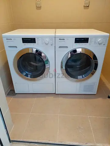 Miele latest model twin dos 8 kg washer and 8 kg dryer separate set freestanding by ika