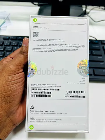 Apple iphone 17 Middle East version 256GB